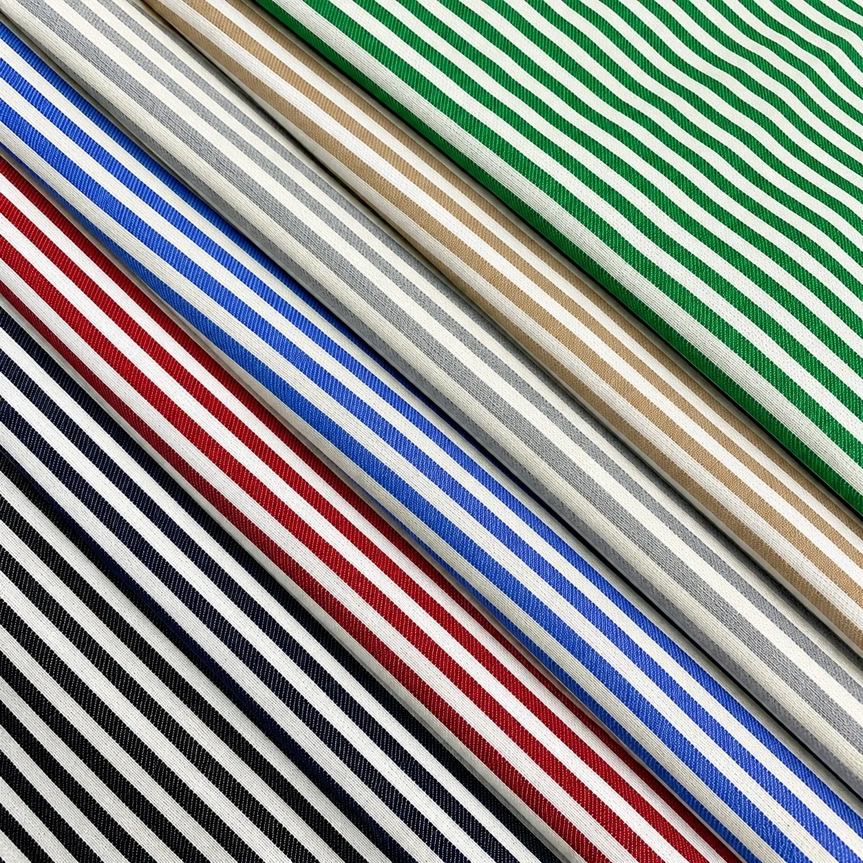 150cm Wide Striped Peach Skin Fabric 100% Polyester Printed Plain Weave Lining Cloth for Bags Toys Clothing DIY Sewing Material
