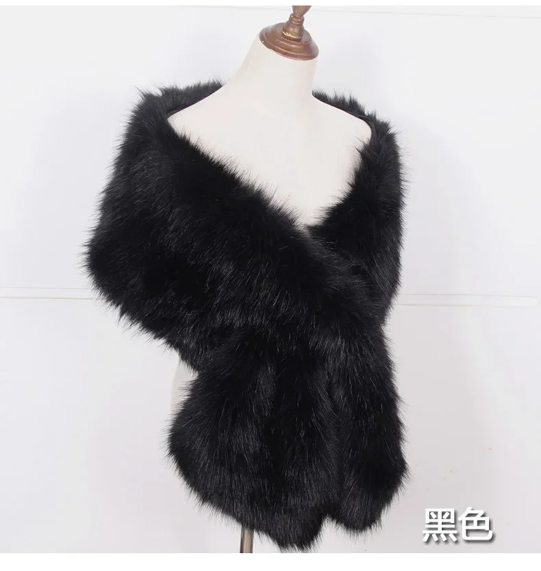 2024 coreano inverno Faux Rabbit Fur sciarpa donna sciarpa morbida floccaggio sciarpe collo solido scaldacollo regalo alla moda T471