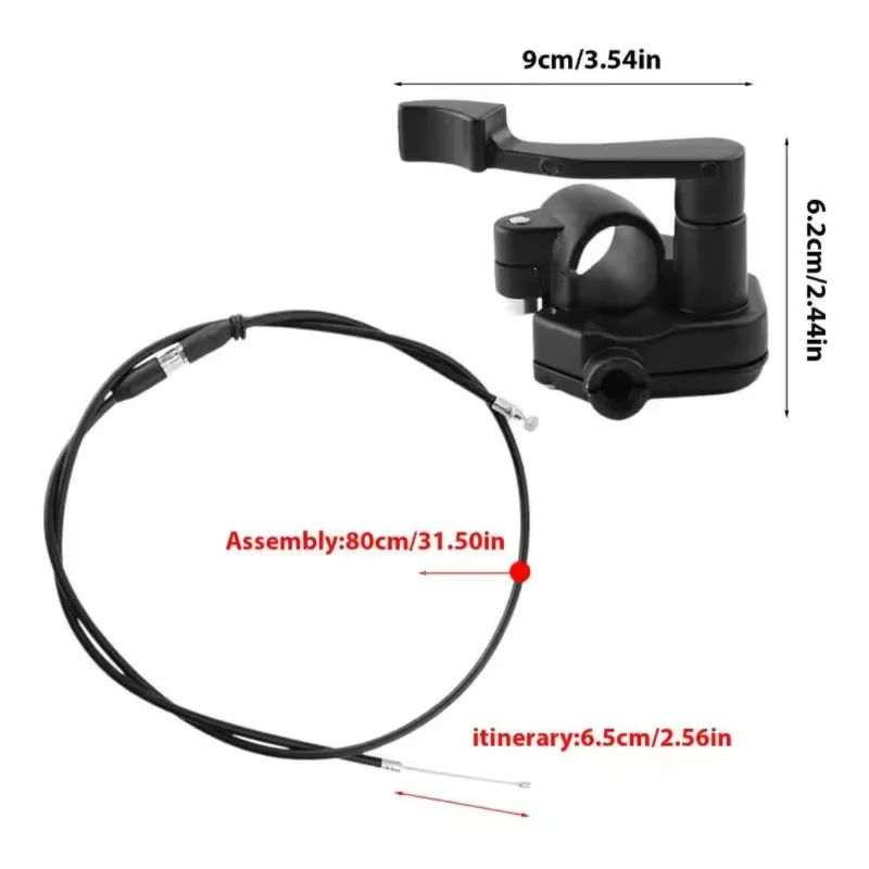 ATV Thumb Throttle Accelerator Control Handle Brake Lever Assembly Replacement Universal Premium Professional Tool Accessories