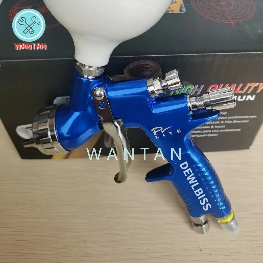 

Blue Spray Gun Painting Gun 1.3mm Nozzle and Mixing 600ml Cup Water Based Air Spray Gun Airbrush