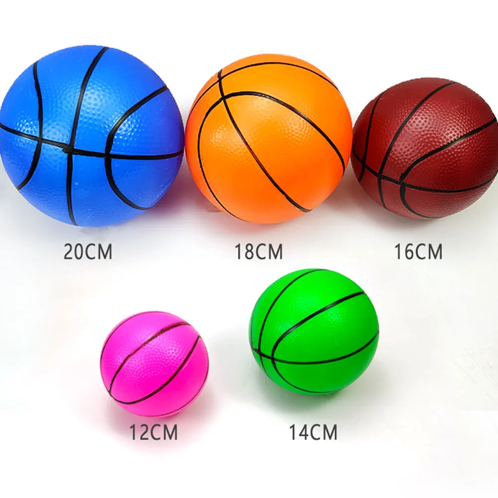 

3PCS Inflatable Basketball Mini Toy PVC Kids Sports Patting Ball Indoor Outdoor Toy Basketball Fun Easy Inflate