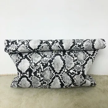 Snake Pattern Women Clutch Bag Soft PU Leather Lady Evening Bags Trend Party Girl…