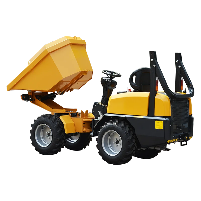 Newly Designed Mini Dump Truck 4-Wheel Drive Small Hydraulic Unloading Dump Truck for Sale