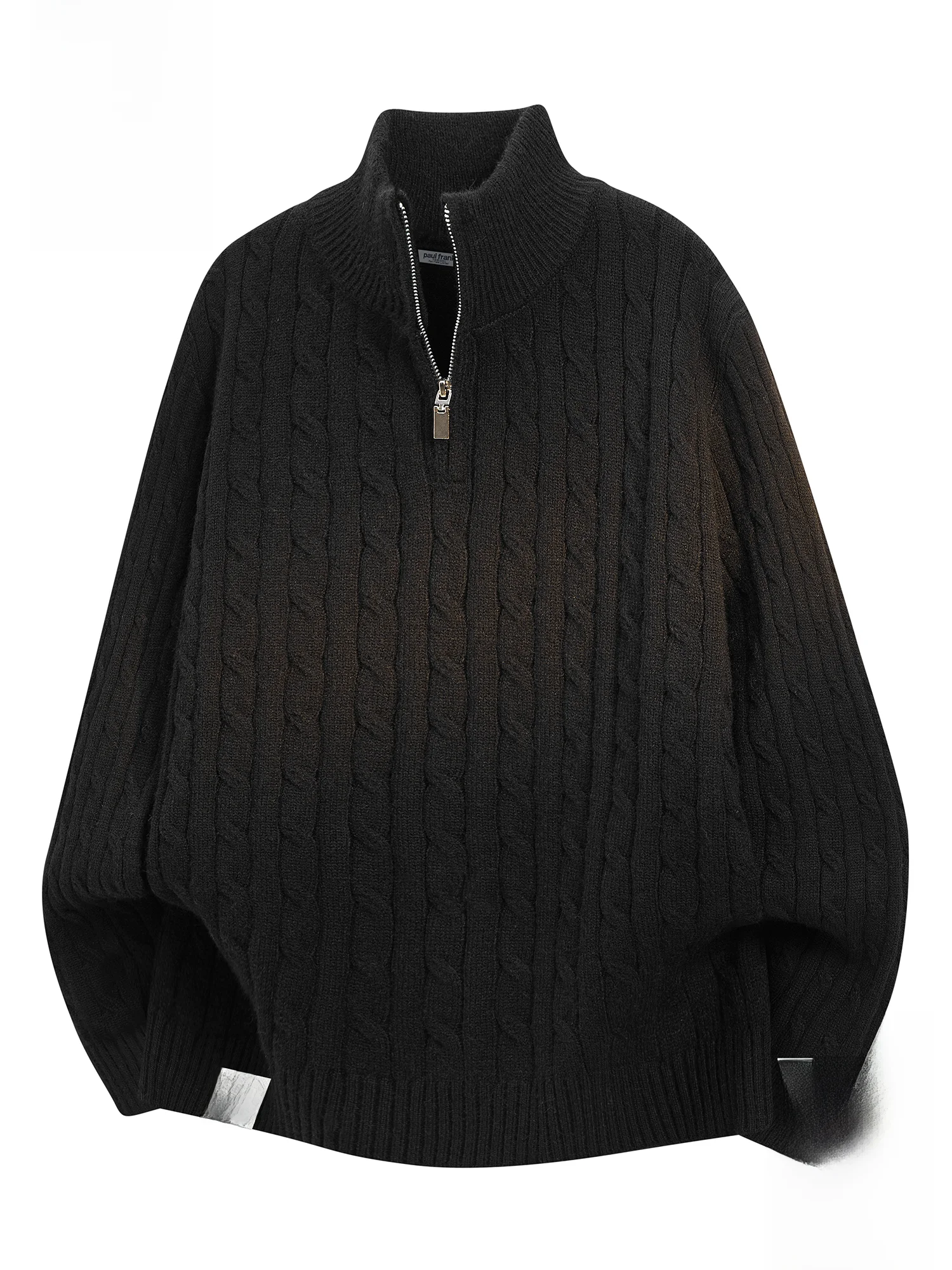 

PaulFrank Warm Casual Men's Knitted Sweater f Zipper Winter New Loose Fit Faion Polyester Nylon Acrylic Blend Long Sve