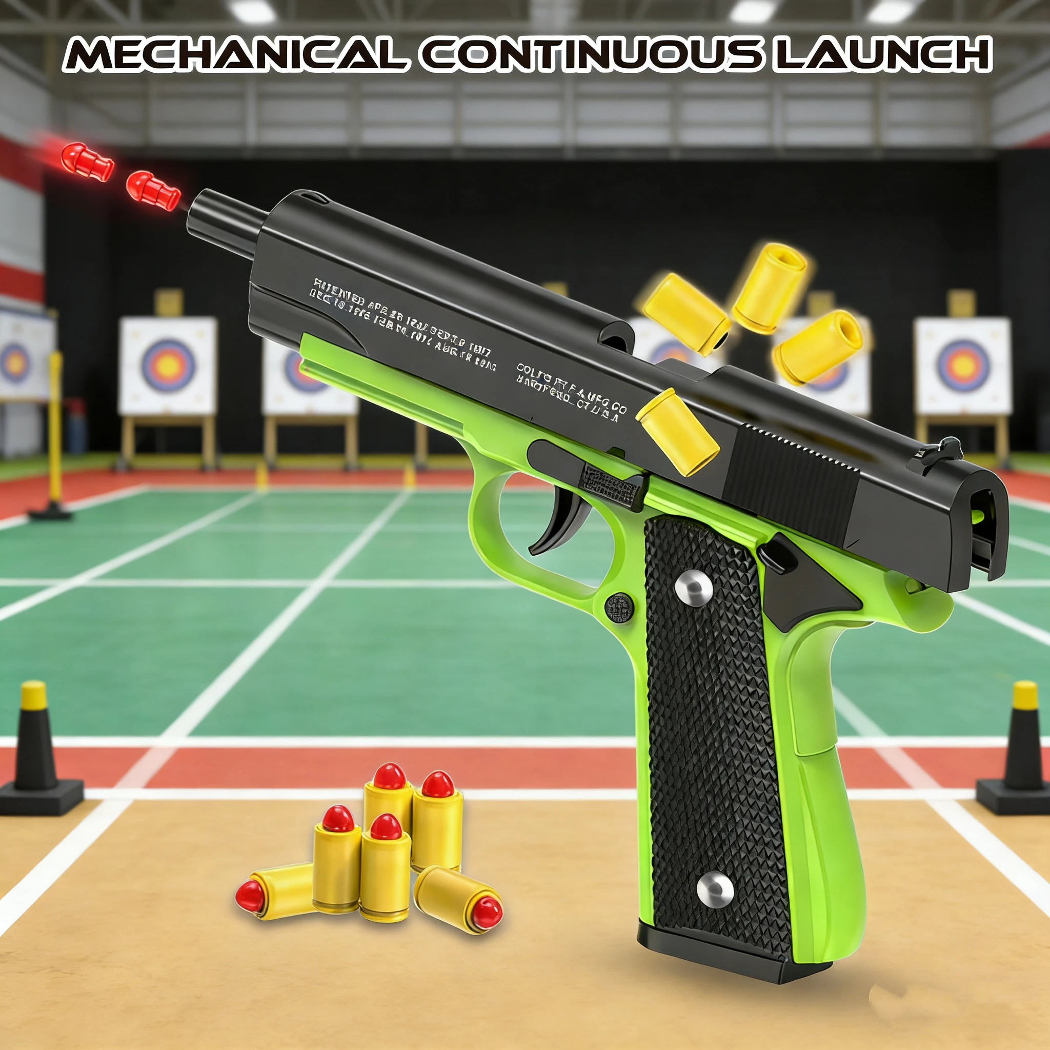 2026.Automatic shell ejection Colt 1911 toy gun air gun Armas children's CS shooting  children's boy birthday gift view 6