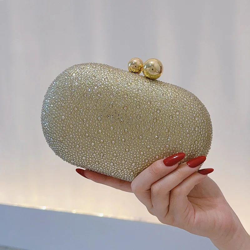 2026 New Golden Diamond Goose Egg Dinner Bag for Women - view 2