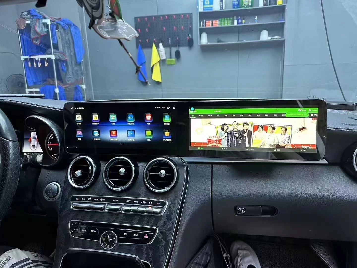 

Ls Car Radio For Mercedes Benz C Class Glc 2015-2024 Multimedia Video Player Stereo Auto Gps Navigation Carplay Unit 4g