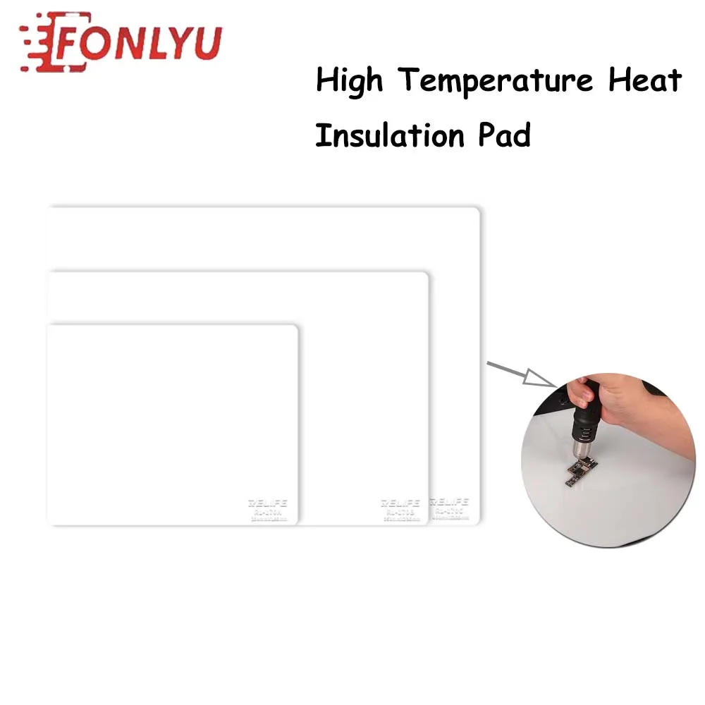 

RELIFE RL-170 High Temperature 500℃ Thermal Heat Insulation Pad High Elasticity and Toughness No Deformation Phone Repair Tools