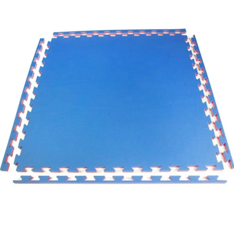 

EVA floor mat, taekwondo yoga instructor fitness plus density, colored cross pattern leaf pattern mat