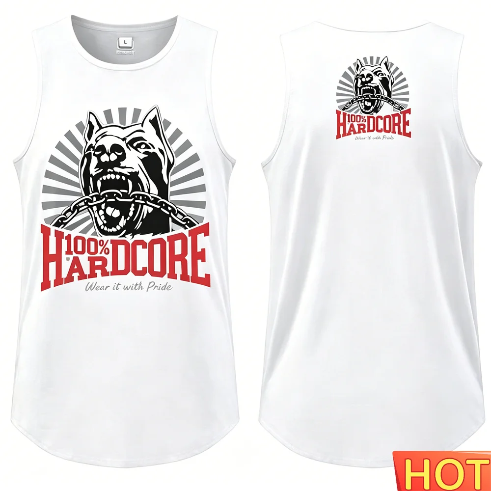 Graphic tank top men Basketball vest men's t-shirts tank top Summer Men vest men's round neck sleeveless T-shirt clothes for man