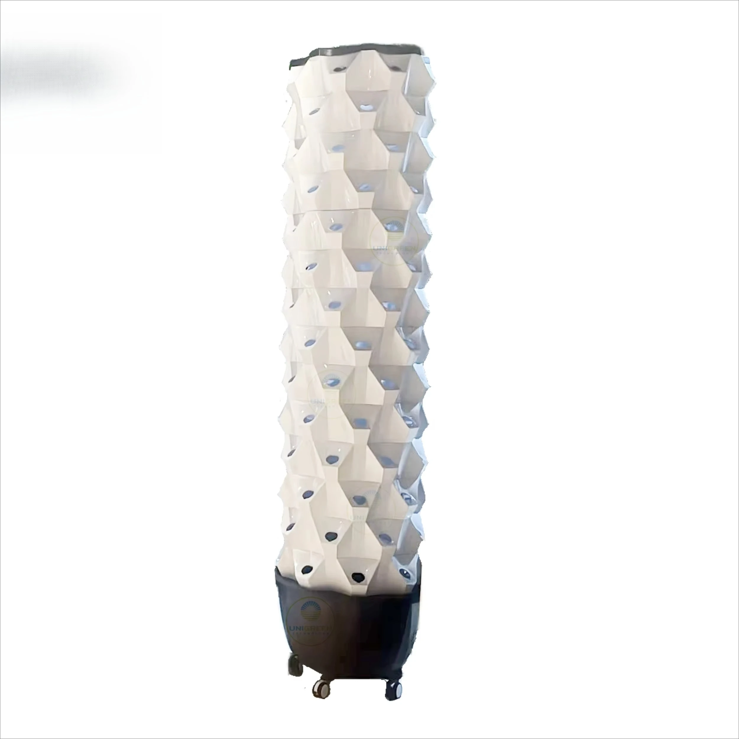 Vertical Pineapple Tower 14 Layer 112 Hole Aeroponics Equipment Indoor Home Hydroponic System Tower Garden Vertical Growing Farm