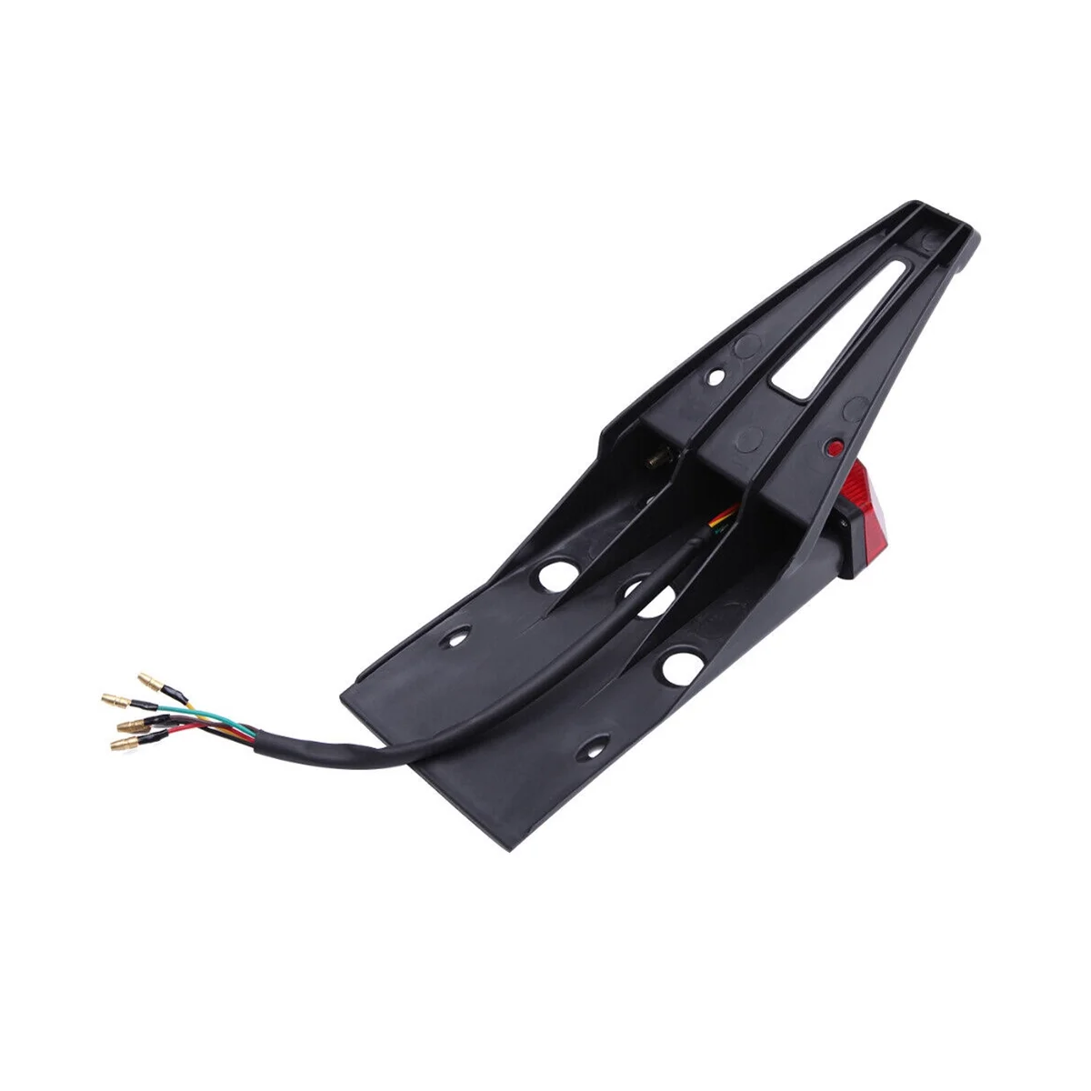 Новинка, задний светодиодный фонарь WD 12 В для мотоциклов, номерной знак для переоснащения внедорожников, задний фонарь красного цвета