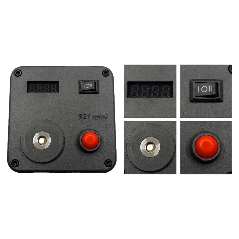 521 Mini Ohm Meter 0.01-9.99Ω Resistance Tester With Coil Heating Station For V3 RBA Building Tool Coil Resistance Tester Tools