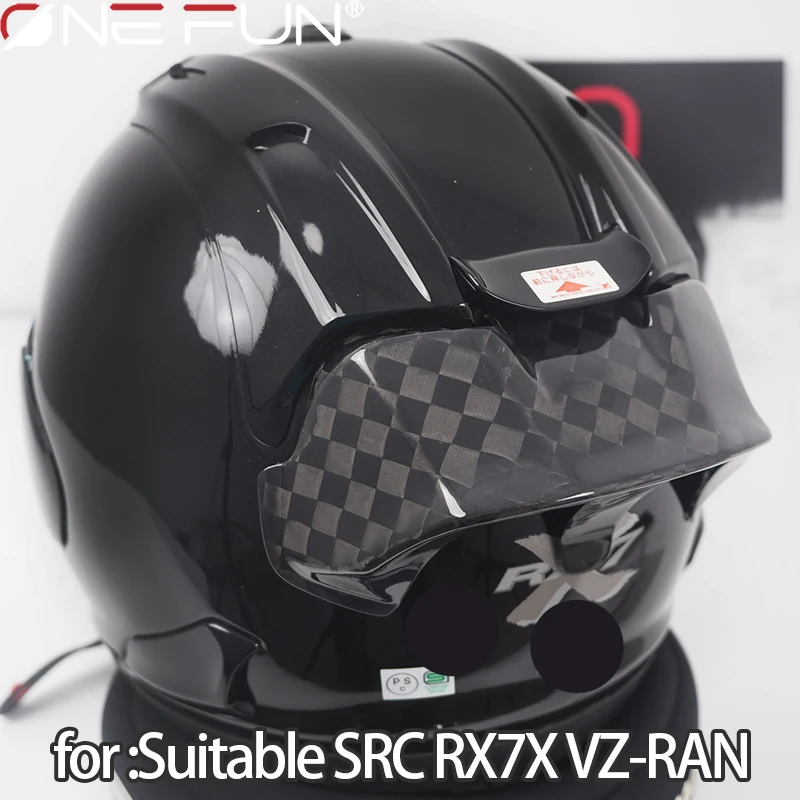 For RX7X Carbon fiber Spoiler Tail  RX-7X VZ-Ram SRC VZ RAM RX7V RX7 GP Spoiler Helmet RX7X Spoiler Carbon Fiber