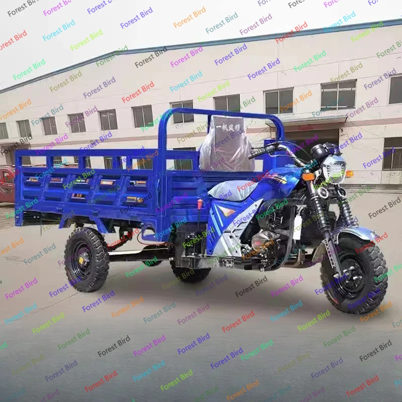 Three-wheeled motorcycle gasoline tricycle Zongshen power agricultural vehicle freight household unloading load king