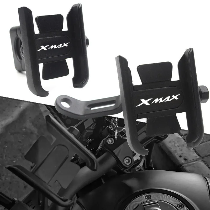 

Motorcycle Accessories Handlebar Mobile Phone Holder GPS Stand Bracket for YAMAHA XMAX300 XMAX400 XMAX X-MAX 125 250 300 400