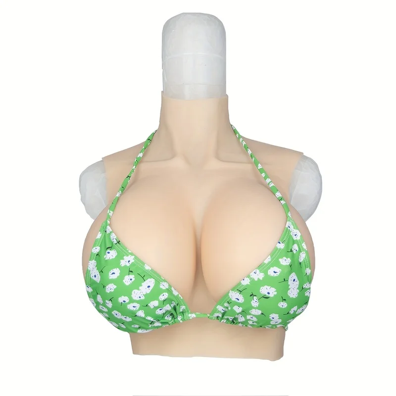 Realistic Silicone Breast Forms Huge Boobs for Drag Queen – C/D/E/G Cup Fake Chest Prosthesis for Men Crossdresser Transgender