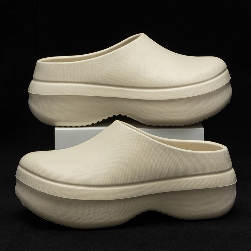 Women's Slippers Couples Garden Clog Man Water Proof Chef Shoe Comfortable Sandal For Pet Workers Outdoor Kitchen Shoes