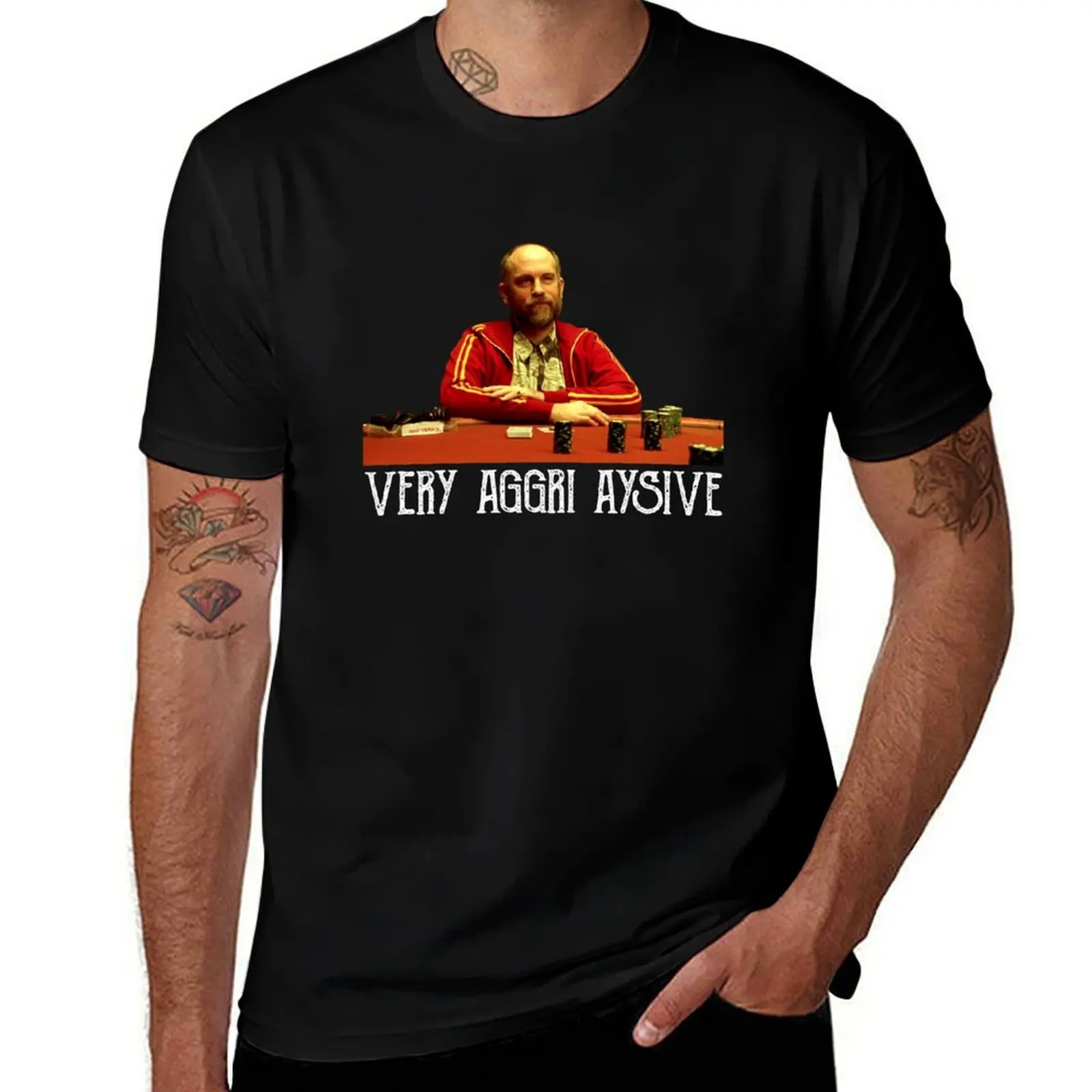 

Teddy-Kgb Very Aggri Aysive Tv Show Movie Humor John Malkovich-Rounders T-Shirt sweat plain designer shirts mens fashion