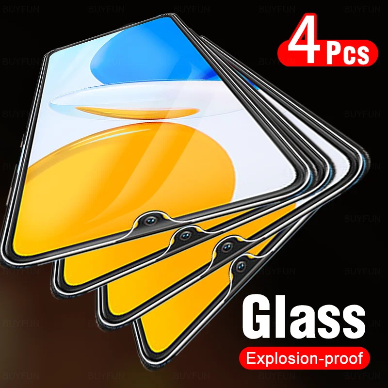 4 шт. закаленное стекло для Honor X7 4G Защита экрана для Honer Honar Hono Xonor X 7 7X HonorX7 Защитная пленка для телефона