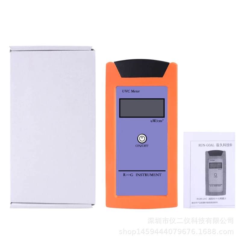 

New RGM-UVC LCD Digital Lamp Light Meter Radiation Illuminance Tester UV Luxmeter Luminosity Meter