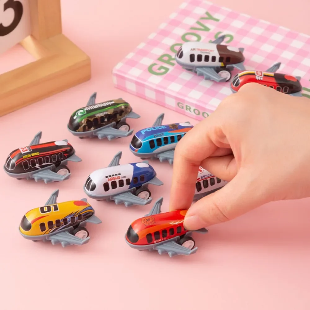 10 Pcs Mini Pull Back Plane Desktop Game Kids Birthday Party Baby Shower Gift Carnival Kindergarten Party Supplies Gift Pack