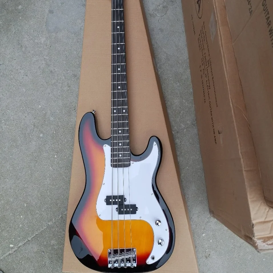 

High Quality 4 Strings Electric Bass Guitar Maple Beginner, Starter Electric Guitar