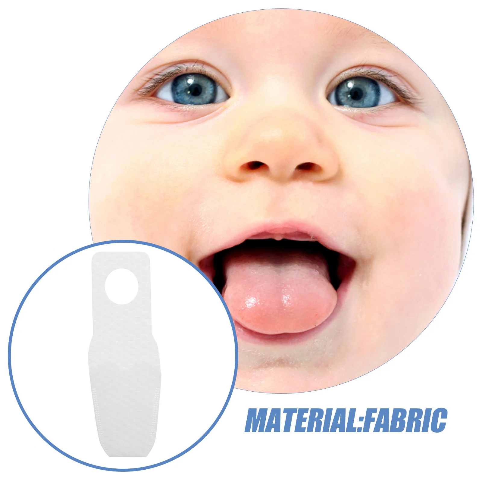 

32Pcs Infant Mouth Cleaner Soft Fabric Finger Toothbrush for Babies 0-1Y Effective Oral Care and Bad Breath Removal Baby