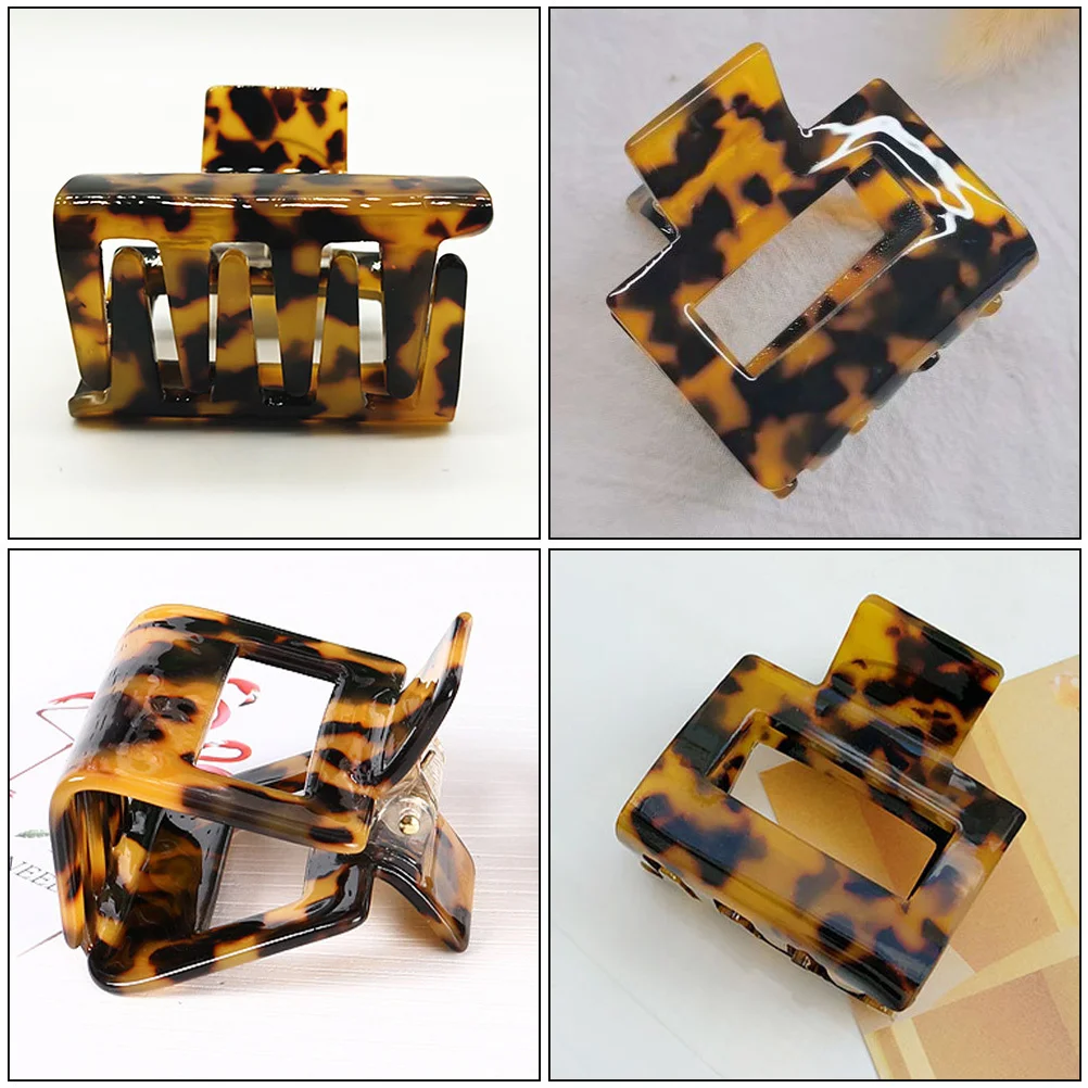 

1Pcs Acetate Hair Claw Creative Ponytail Claw Women Hair Clip Party Facial Washing Supply Elegant Jaw Clip Facial Washing Supply