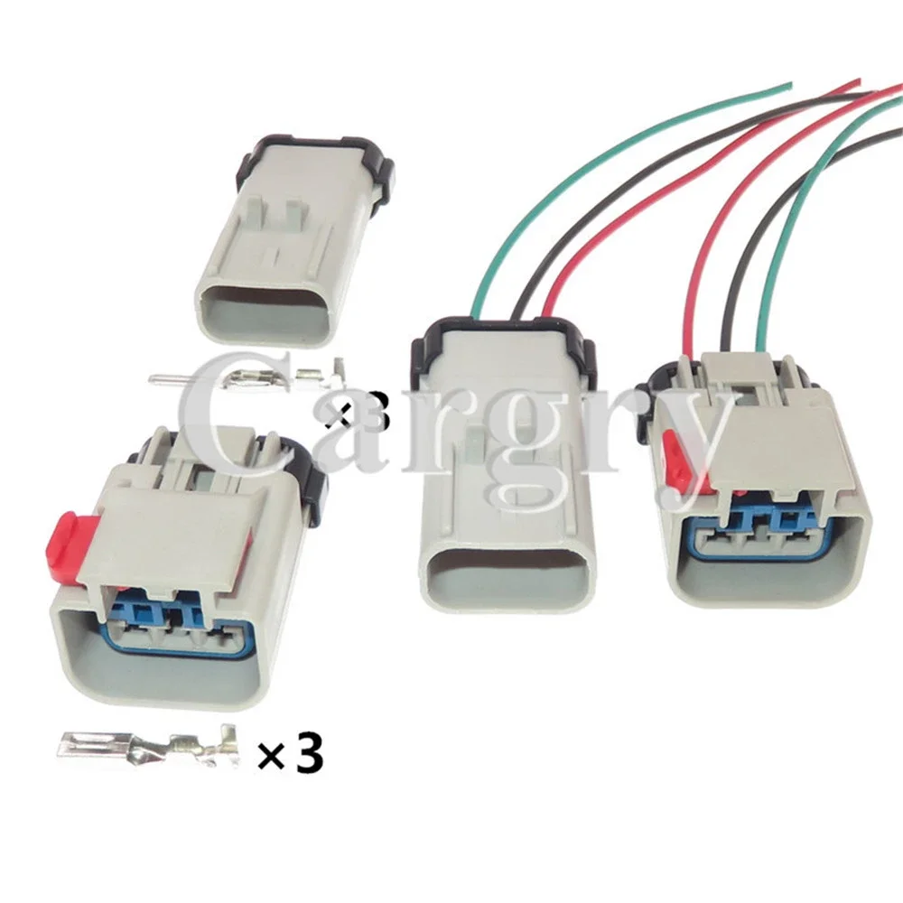 1 Set 3P 54200313 54200309 AC Assembly Automotive Waterproof Connectors Car Crankshaft Position Sensor Wire Socket for Mazda