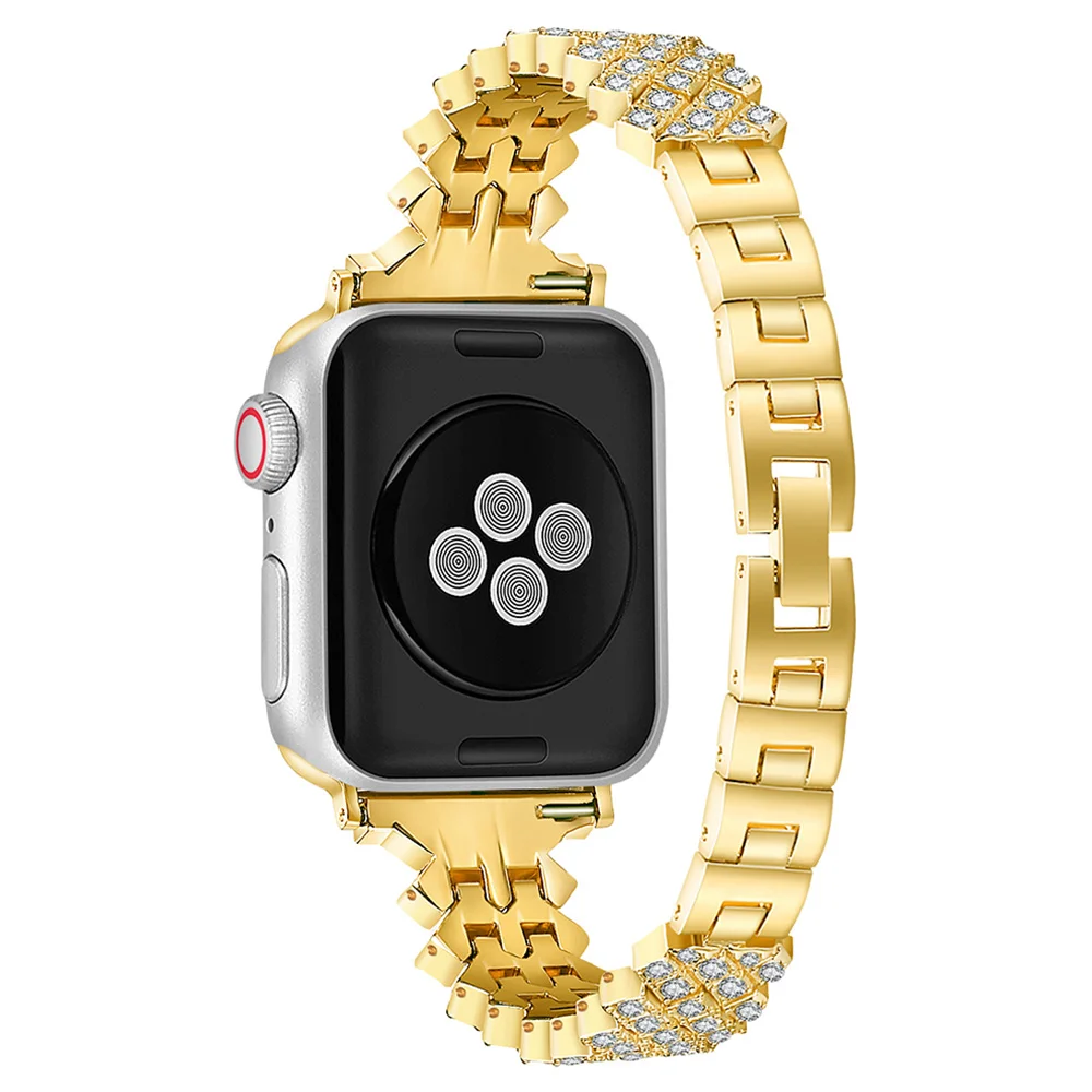 Diamond Bracelet For Apple Watch Band 44mm 40mm 45mm 41mm 42mm 38mm 49mm Metal wristband iWatch Series Ultra 8 7 6 5 4 3 SE Band