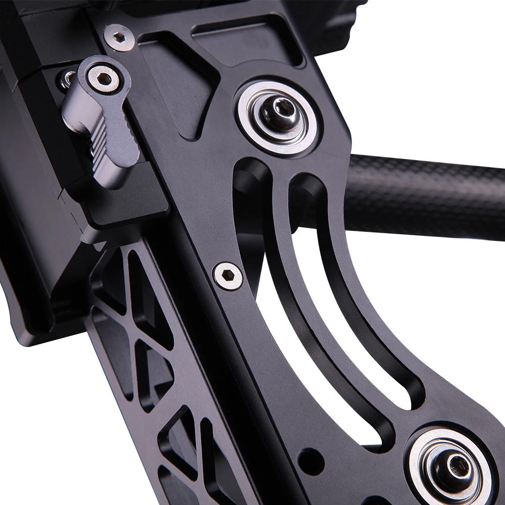 E-IMAGE Huntsman J100 75mmボウルサイズ パララックスコントロール フリュードドラッグ カメラクレーンジブキット