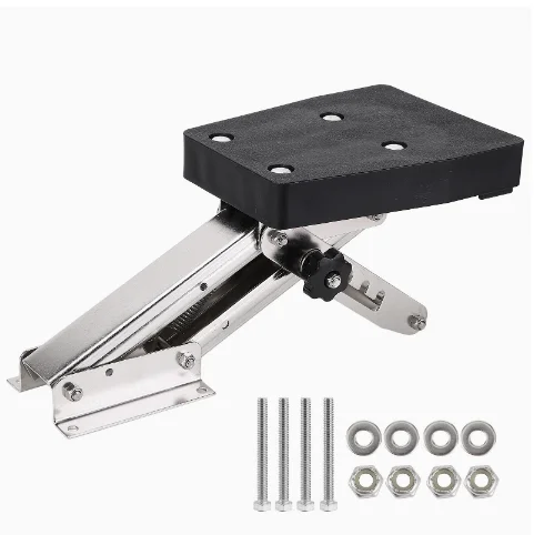 304 Stainless Steel Marine Engine Bracket, Plastic Panel Motor Support, Yacht & Boat Fitting Accessories For Vessel