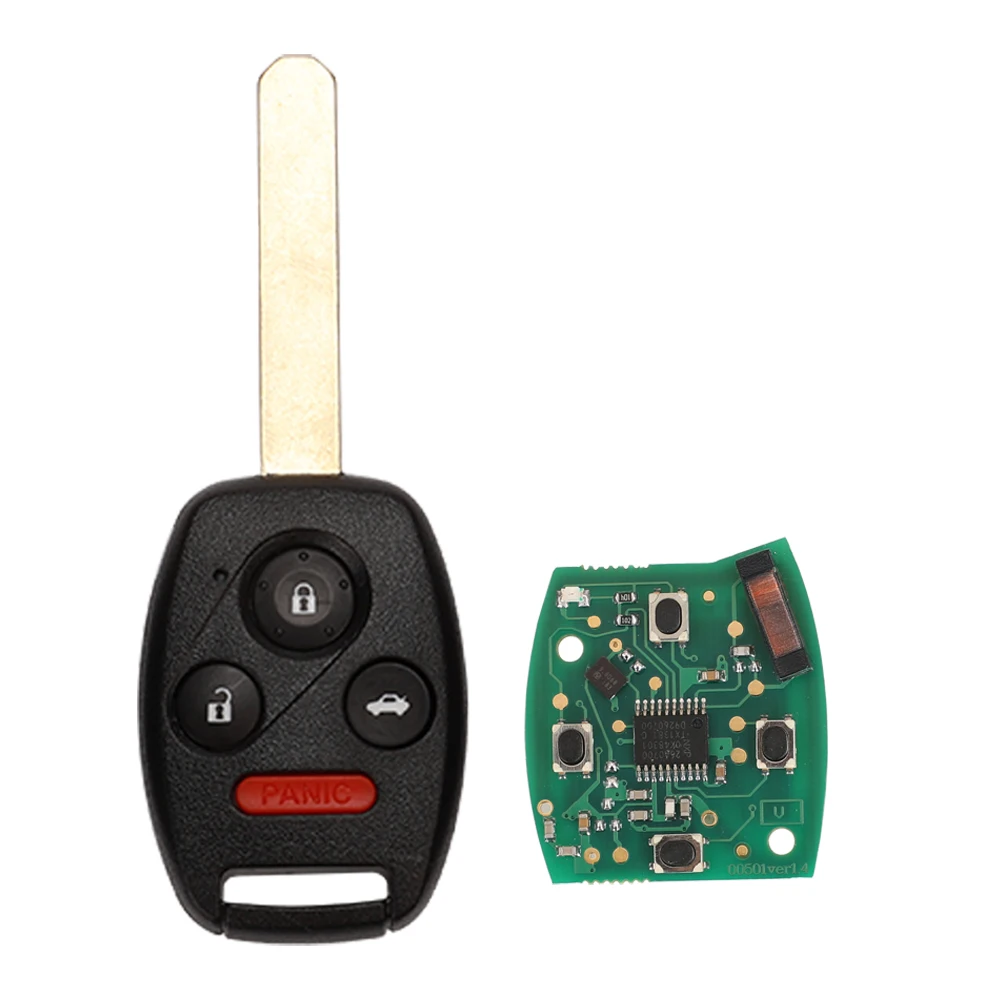 Jingyuqin N5F-S0087-A Remote-Autos chl üssel 433MHz ID46-Chip für Honda Civic 2007 Auto Keys Fob Control 72147-snb-t010-m2