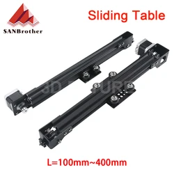 2040 CNC Sliding Table Slide L250mm 260mm 2020 V-slot Z Axis with Motor Synchronous Belt Slide Linear Actuator Bundle Kit Set