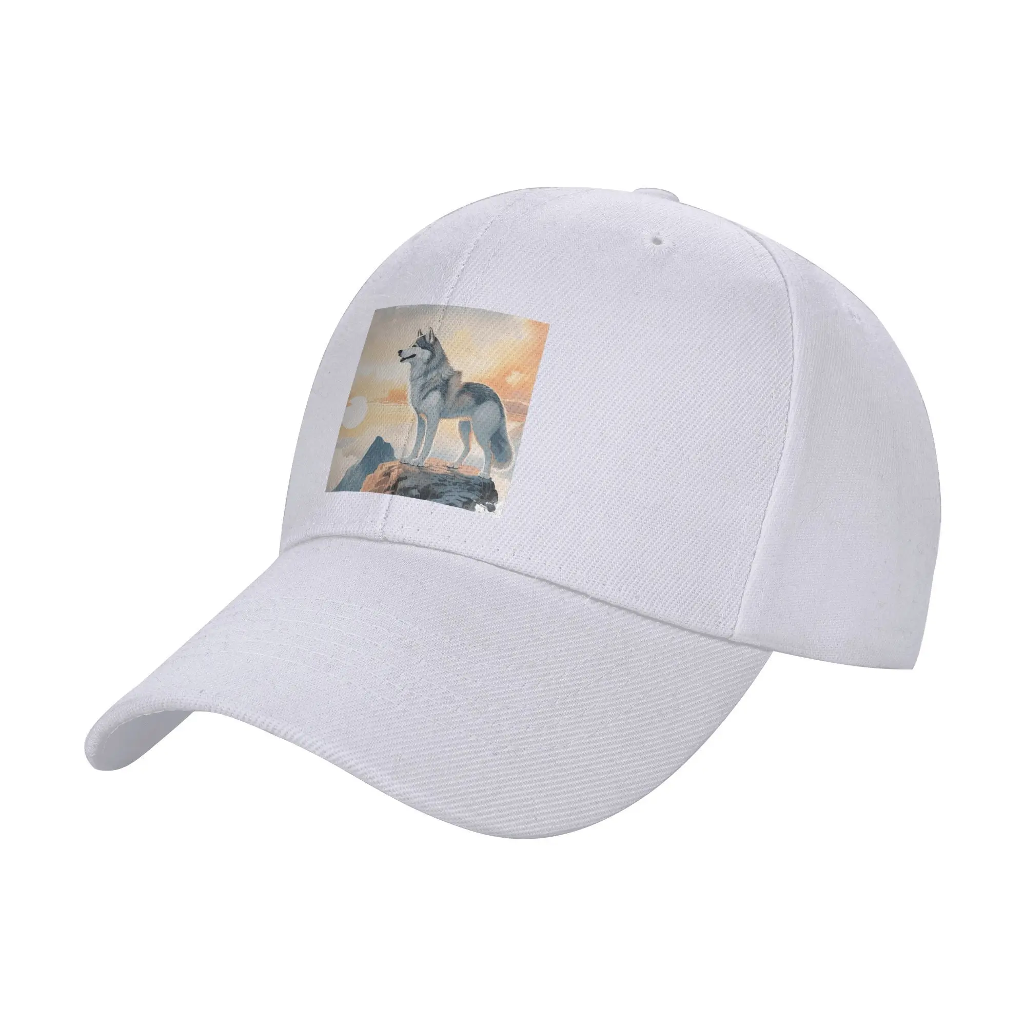 

Unisex Baseball Hats Siberian Husky In The Mountains Outdoor Streetwear Summer Sports Baseball Caps Hip Hop Cap Casquette Hats