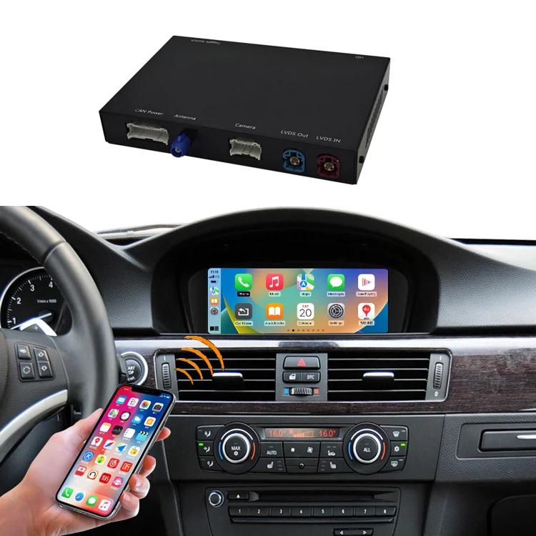Carplay أندرويد السيارات مشغل وسائط متعددة ل F01 F02 F10 F11 F26 F70 F71 E25 E60 E84 E92 CIC Carplay وحدة