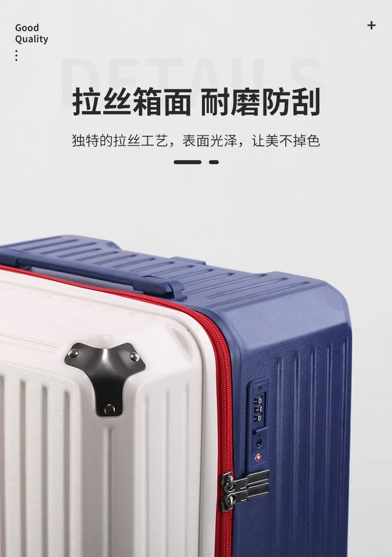 Cubierta de carrito con ruedas universal de 28 pulgadas de gran capacidad para mujer, Funda de cuero con contraseña de viaje para estudiantes resistente y duradera para hombre