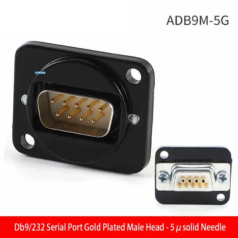 

Dual-Port DB15 Solderless Panel Mount Module | VGA Male/Female DB9 RS232 Serial Port | Industrial Data Connector Plug & Play