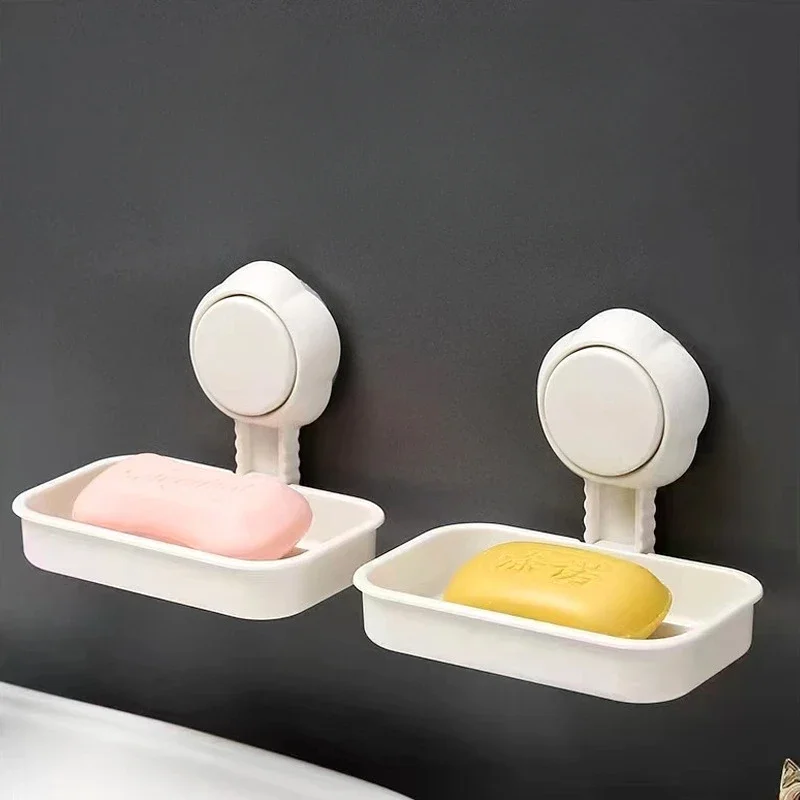 Suction cup hanging soap box Hotel hotel household soap shelf suction cup series