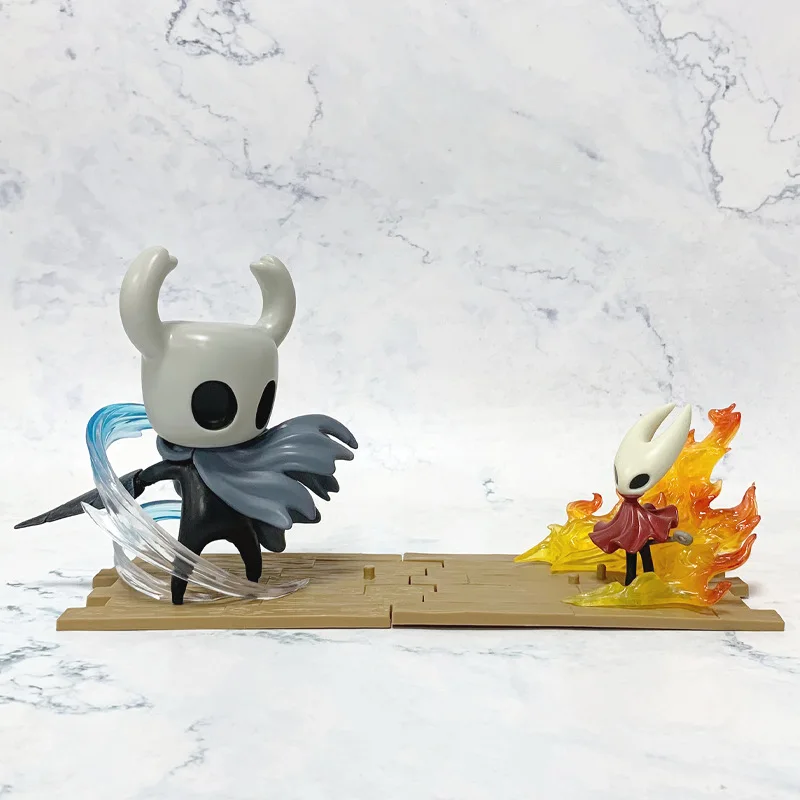 

2pcs Hollow NEW Knights Silk Song Knight Hornet Quirrel Zote Grub Figure Cute Toys Model Toy Brinquedos Anime Figurine Gift