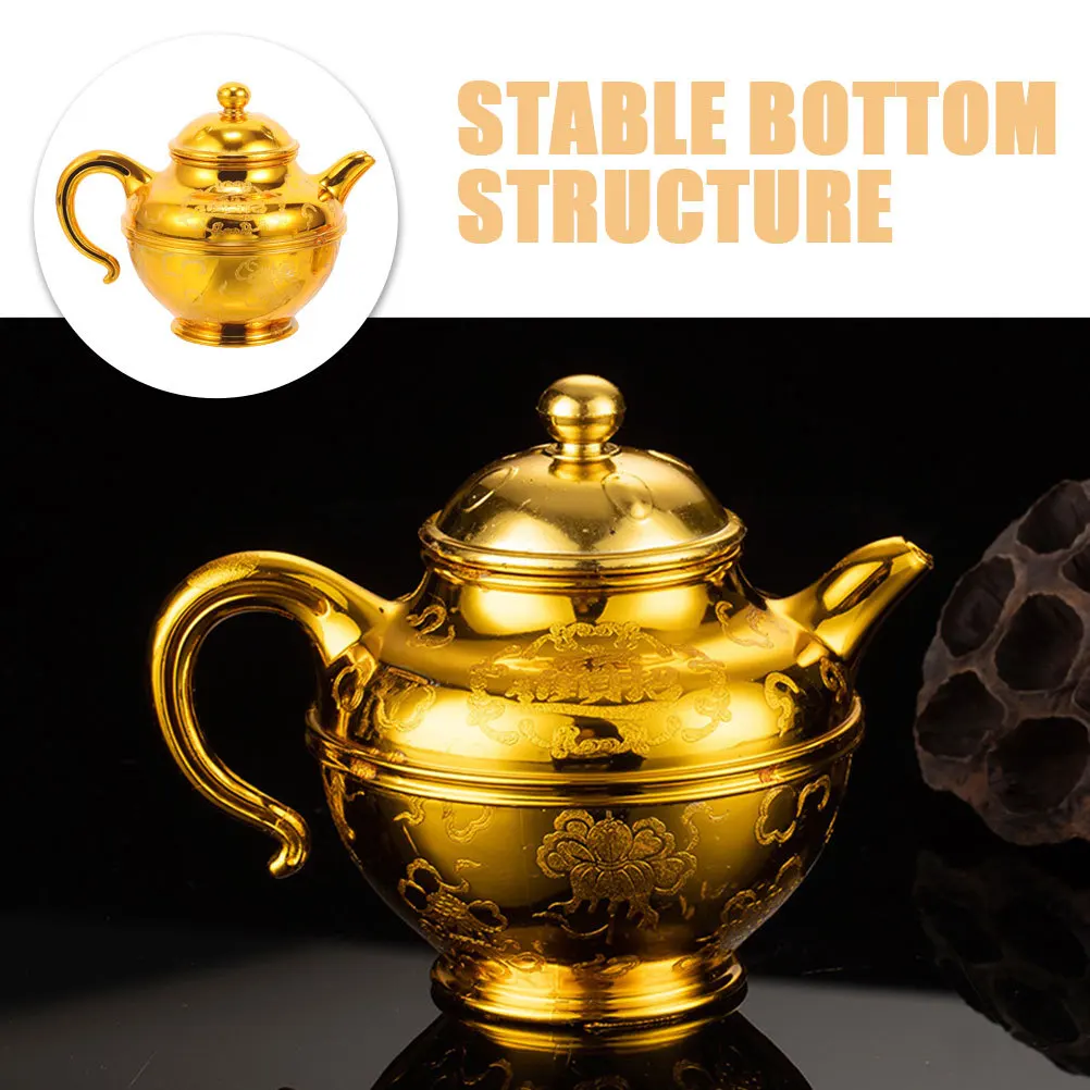 

1pc Plastic Jug Teapot Decanter For Buddhist Offering Home Temple Decor Water Pitcher Kitchen Accessory