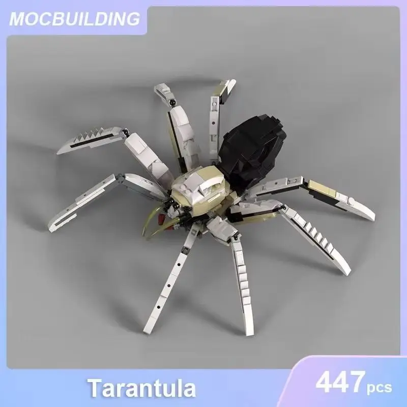 

Tarantula Spider MOC Building Blocks DIY Assemble Bricks Educational Creative Animal Display Collection Xmas Toys Gifts 447PCS