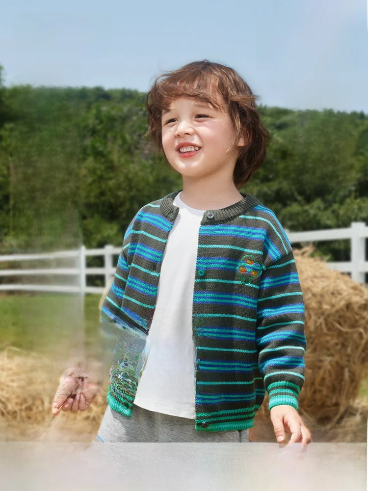 pull-en-tricot-raye-en-pur-coton-pour-garcons-cardigan-a-manches-longues-pour-bebe-tenue-decontractee-confortable-et-respirante