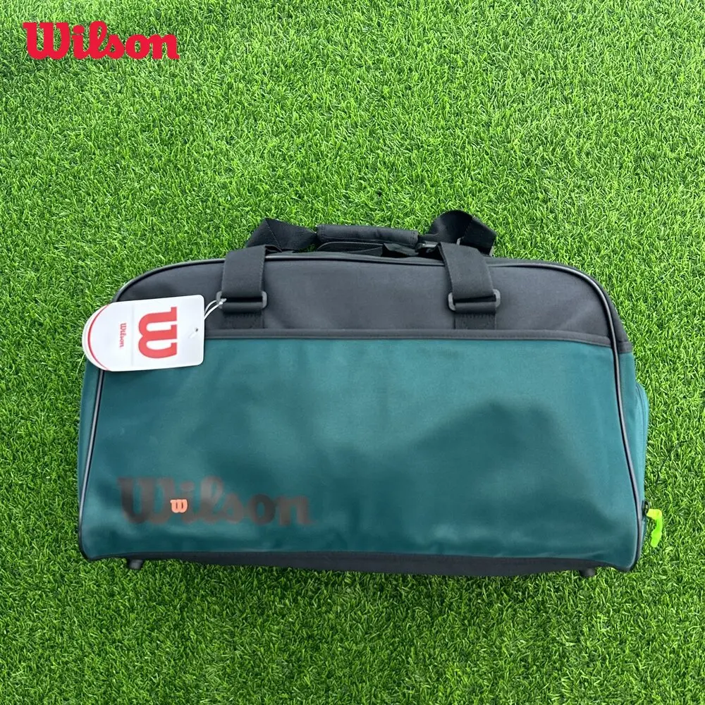 Wilson Blade Super Tour v9 2024 Smaragdgrüne kleine Reisetasche Tennisschlägertasche Court Tournament Tennistasche Max für 2-teilige Schläger