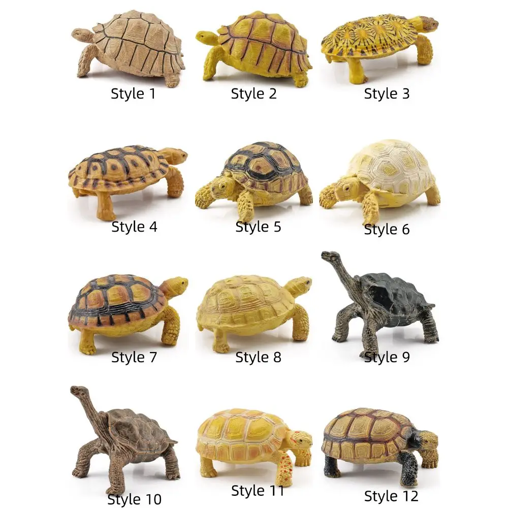 Leatherback Schildpad Actiefiguren Simulatie Handgeschilderde Zeeschildpad Model PVC Materiaal Educatief