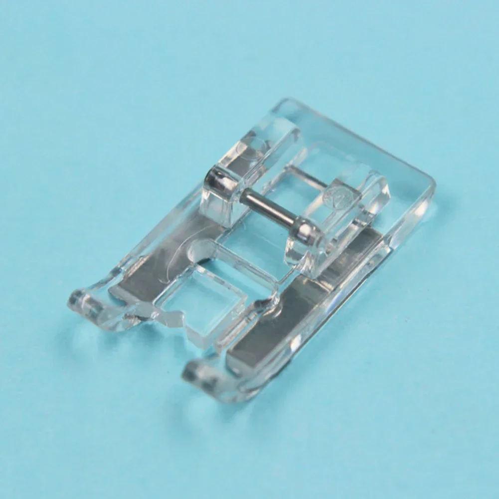 Household Presser Foot Satin Interwoven Presser Foot Sewing Dense Stitches Transparent Appliqué Versatile For Home Use