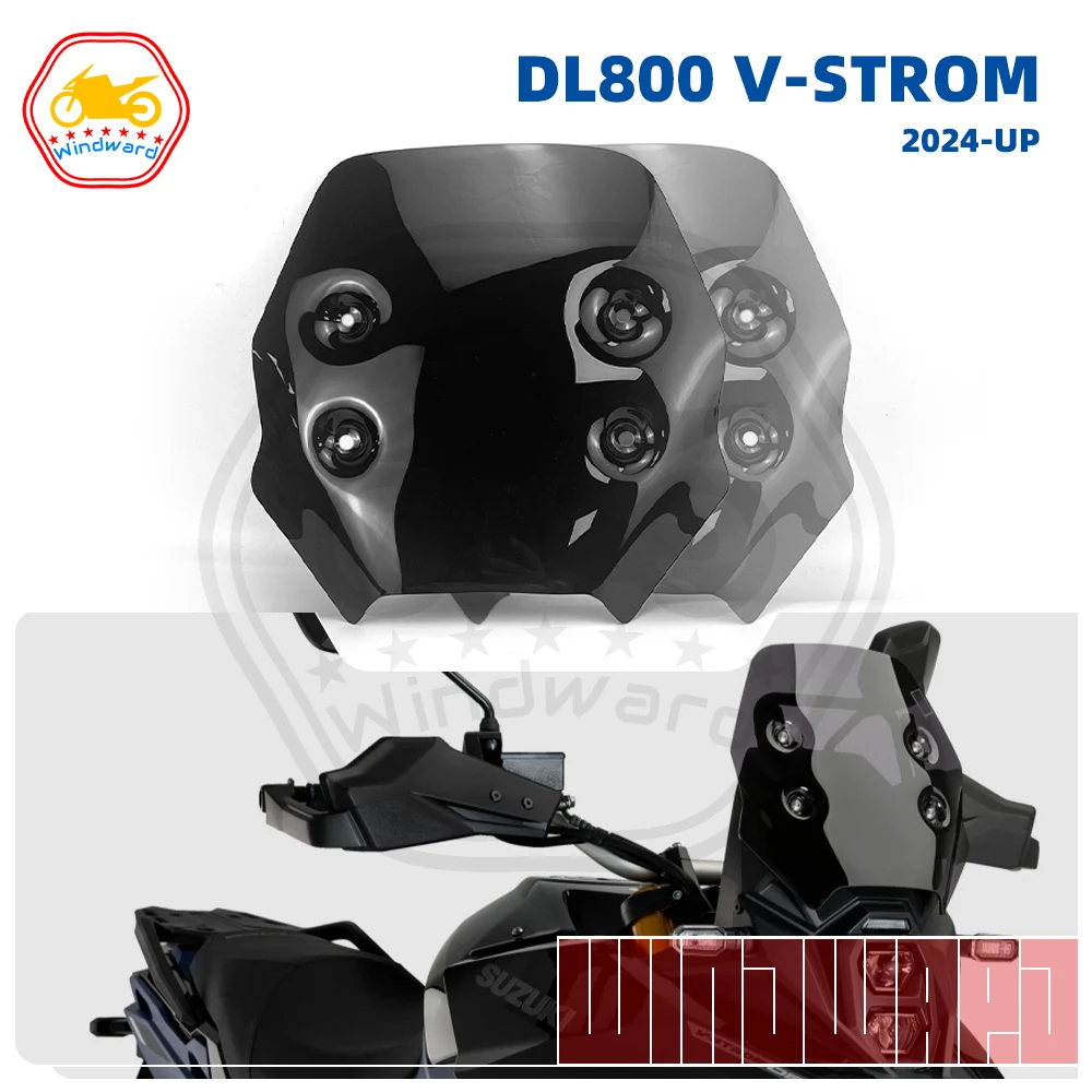 Se adapta a SUZUKI DL-800 V-STROM 24-25 DL800 VSTROM 2024 2025 parabrisas deportivo para motocicleta Deflector protector de carenado