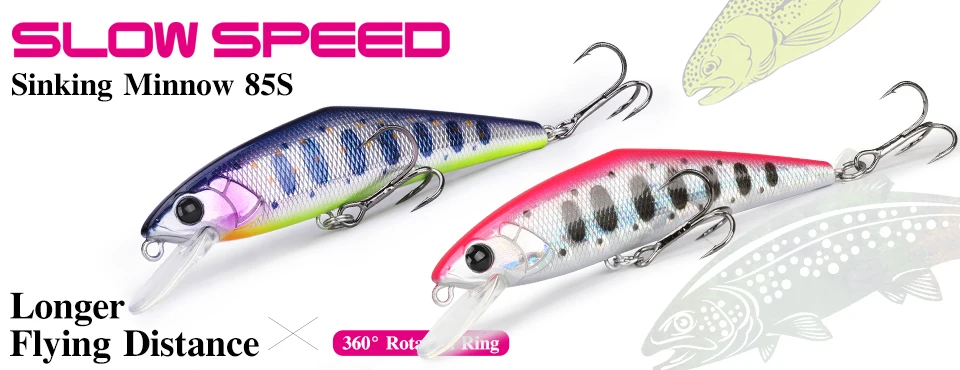 TSURINOYA 115 mm 18,5 g SinKing Minnow Salzwasserköder 115S NYX Gewichtssystem Weight Casting Pike Jerkbait Hartköder – Detail 3