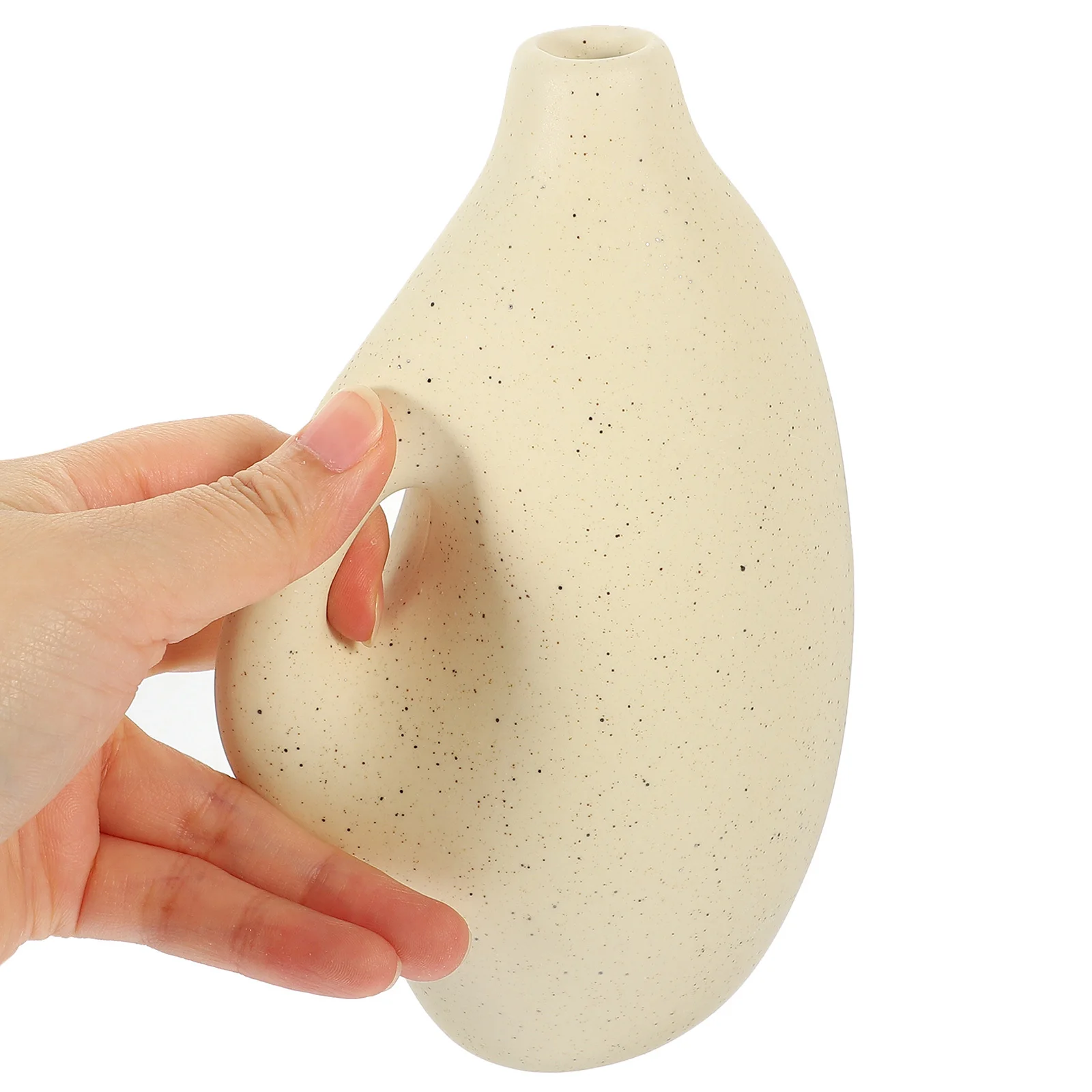 

Ceramic Vase Irregular Shape Chic Style Home Decoration Tabletop Centerpiece Flower Vase Large Size Pampas Grass